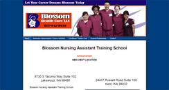 Desktop Screenshot of blossomcna.com